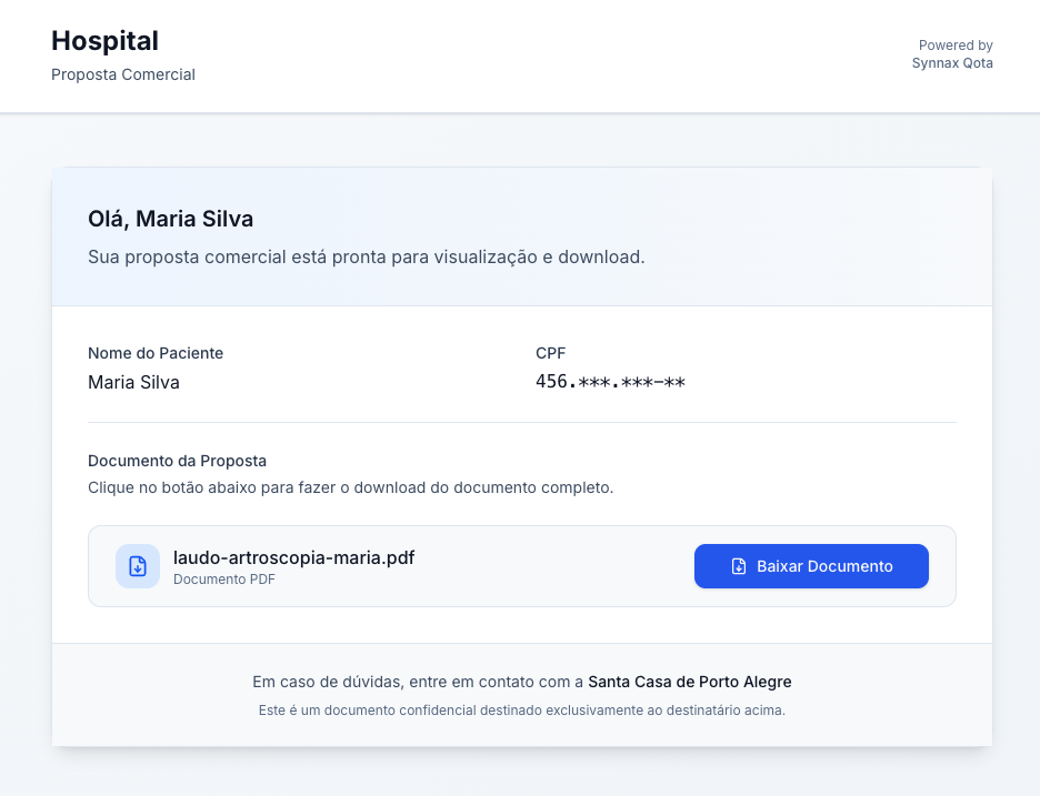 Synnax Qota — Proposta Comercial
